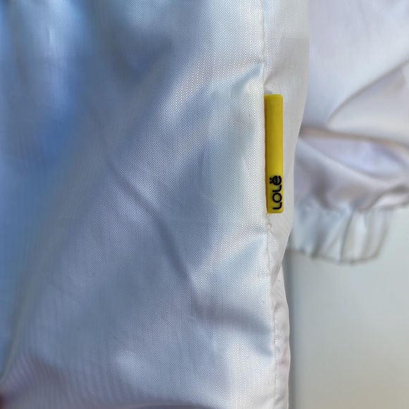 Lol rain jacket white and purple in excellent like new condition size XS - Picture 7 of 8